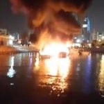 بالفيديو.. حريق ضخم في أحد الأسواق بالكويت